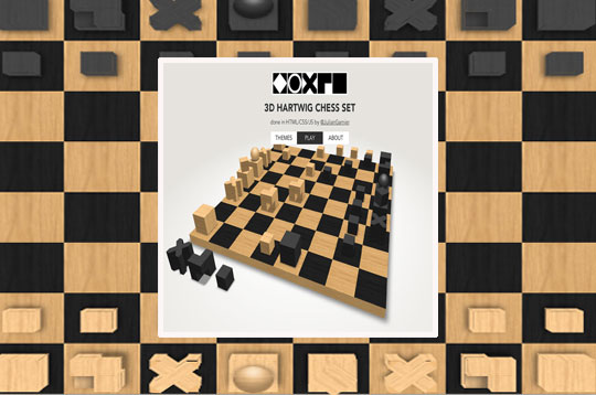 3D Hartwig Chess Set