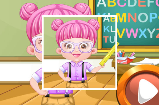 Baby Hazel As Teacher Dressup