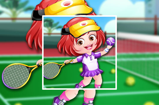 Baby Hazel As Tennis Dressup