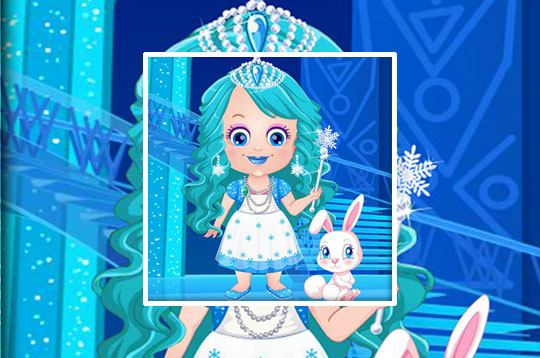 Baby Hazel Ice Princess Dressup