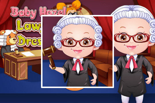 Baby Hazel Lawyer Dressup