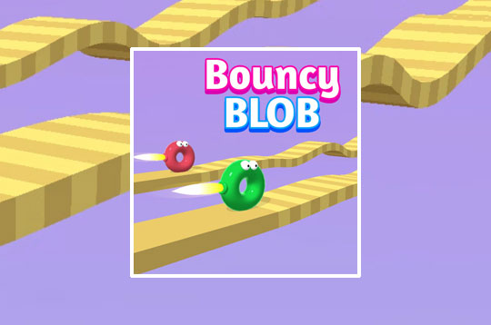 Bouncy Blob Race: Obstacle Course