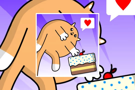 Cats Love Cake