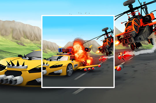 Chaos Road Combat Car Racing