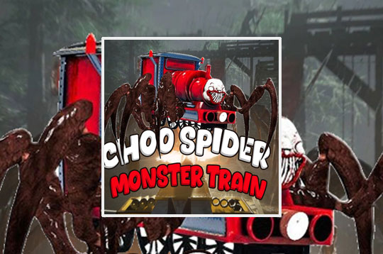 Choo Choo Spider Monster Train