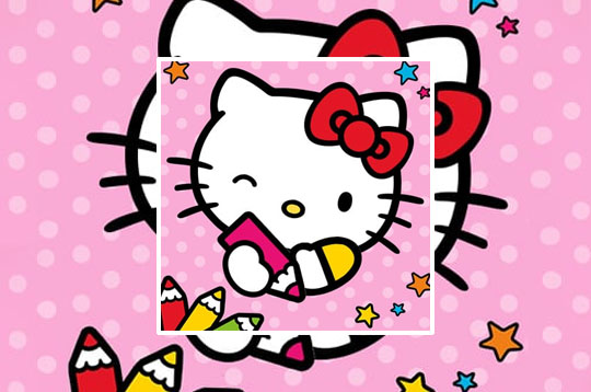 Color By Number With Hello Kitty