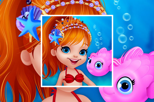 Cute Mermaid Dress Up Game