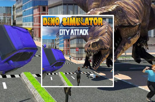 Dino Simulator City Attack