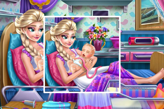 Frozen Elsa Birth Caring