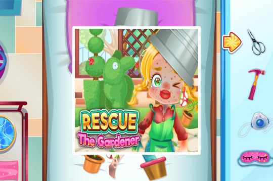 Funny Rescue Gardener