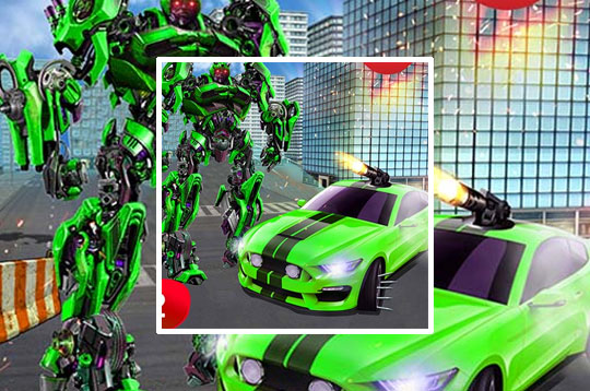 Grand Robot Car Tranform 3D