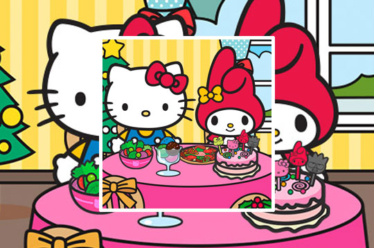 Hello Kitty And Friends Xmas Dinner