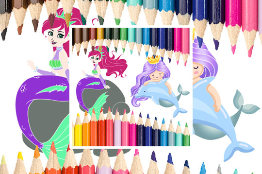 Mermaid Coloring Book