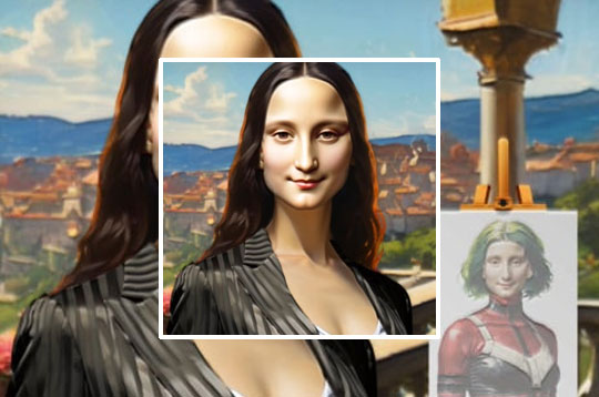 Mona Lisa Fashion Experiments