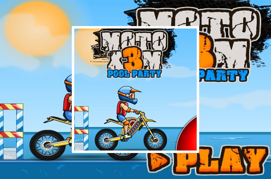 Moto X3m Pool Party