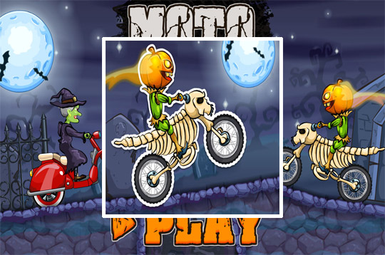 moto x3m spooky land poki