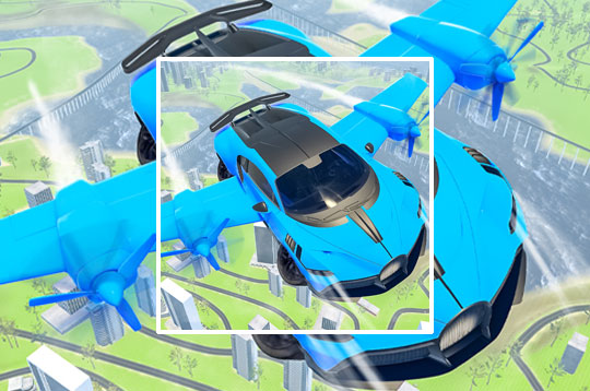 Real Sports Flying Car 3D