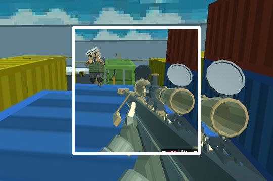 Shooting Blocky Combat Swat GunGame