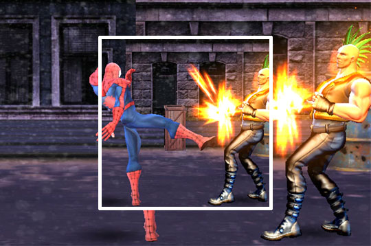 Spider Hero Street Fight