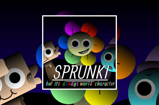 Sprunki but its Dandys World Character