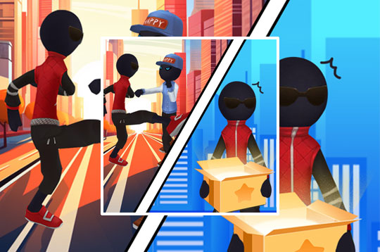 Stick Rope Hero