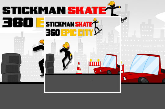 Stickman Skate 360 Epic City