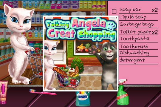 Talking Angela Great Shopping