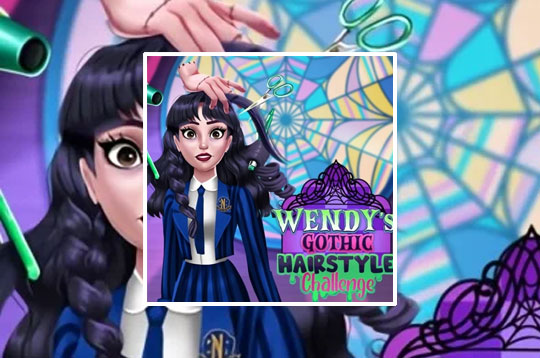 Wendy's Gothic Hairstyle Challenge