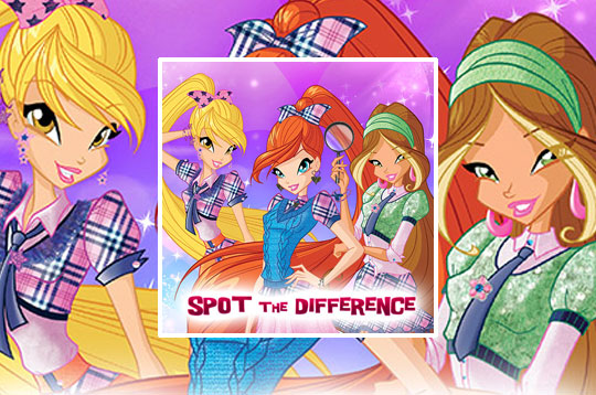 Winx Club Spot The Differences