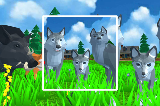 Wolf Simulator: Wild Animals 3D