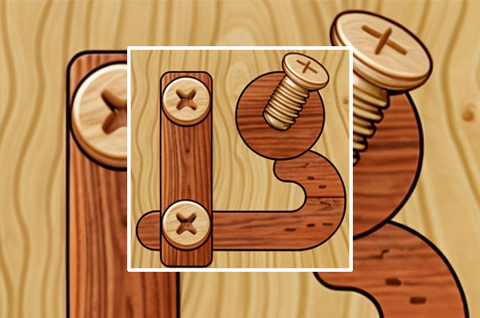 Wooden Bolts and Nuts