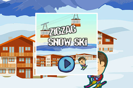 Zigzag Snow Ski