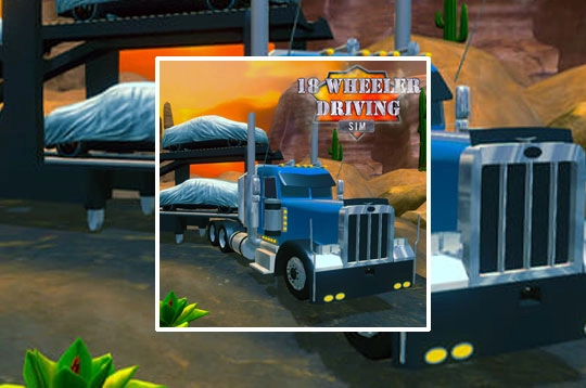 Jogo 18 Wheeler Cargo Simulator no Jogos 360