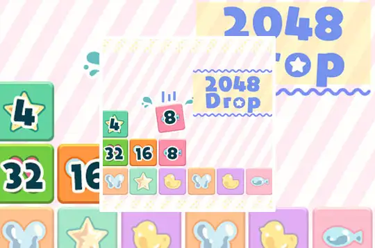 2048 Drop em Jogos na Internet