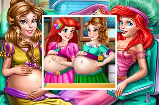 Beauties Pregnant BFFs em Jogos na Internet