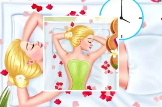 Blondie: Relaxing at the Spa