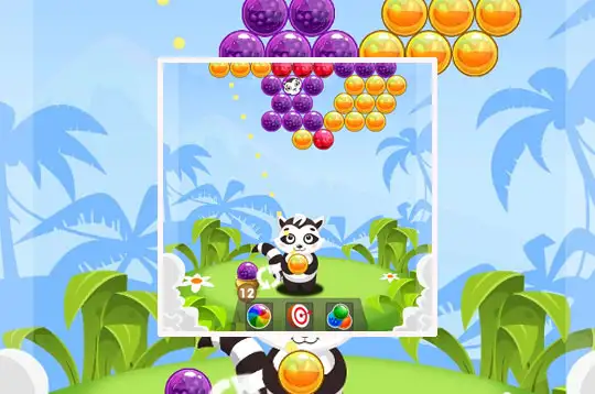 Bubble Shooter Raccoon