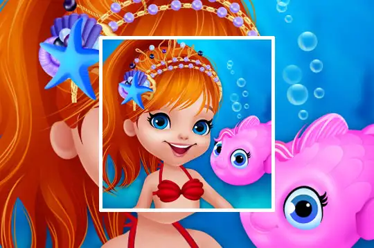 Cute Mermaid Dress up Game html5