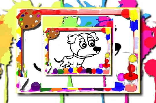 Dogs Coloring Book