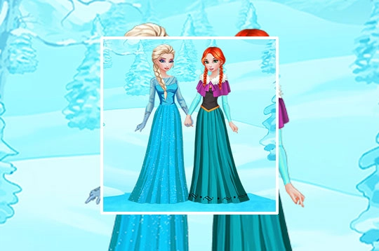 Dress Up Elsa And Anna Anna And Elsa Kids Costume Child Anna Dressing Up Dress  Elsa