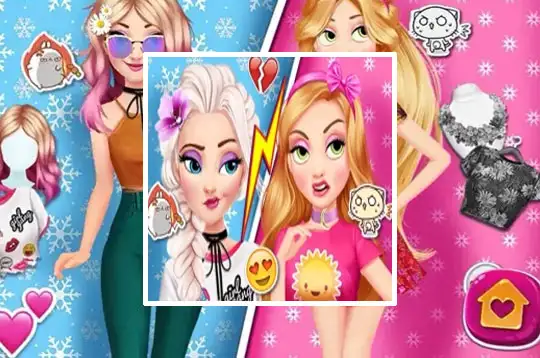 Mayordomo Interpretación escribir Elsa And Rapunzel Princess Rivalry en Juegos Online
