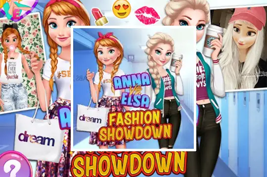Elsa vs Anna: Fashion Showdown en Juegos Online