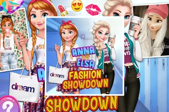 Jogo Elsa vs Anna: Fashion Showdown