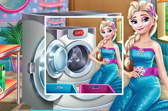 Elsa Wash Clothes