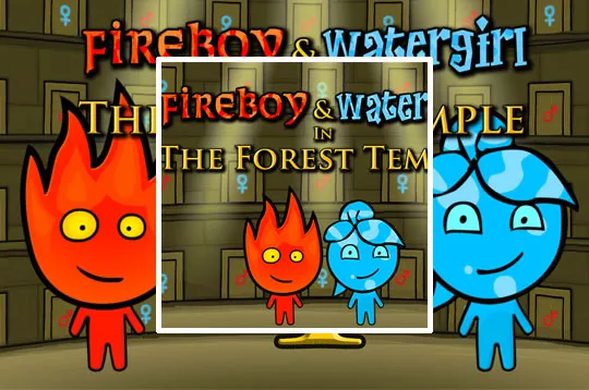 Fireboy and Watergirl 1 Forest Temple on Culga Games