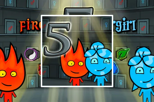 Jogue Fireboy e Watergirl 4: Templo de Cristal jogo online grátis