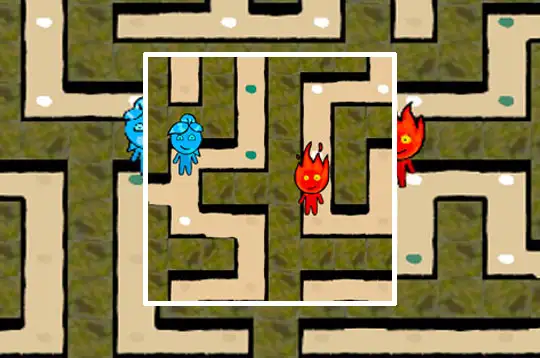 Fireboy and WaterGirl Maze • COKOGAMES