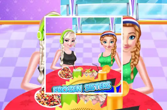 Frozen Sisters Fat to Fit Day