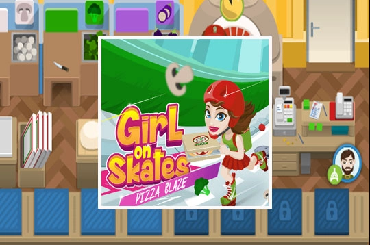 Girl on Skates: Pizza Mania