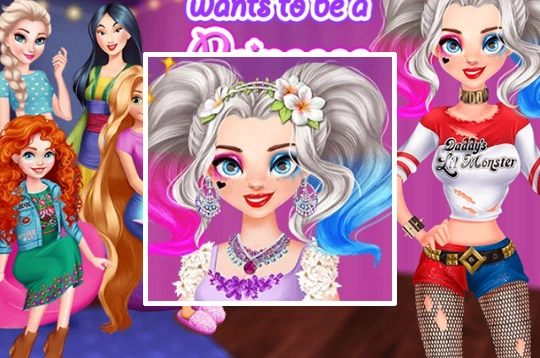 Harley Wants To Be A Princess